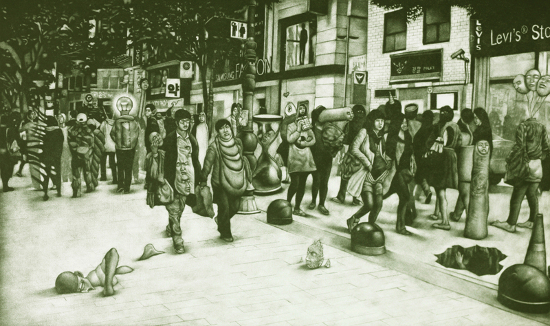 투명한 일상-명동거리 2