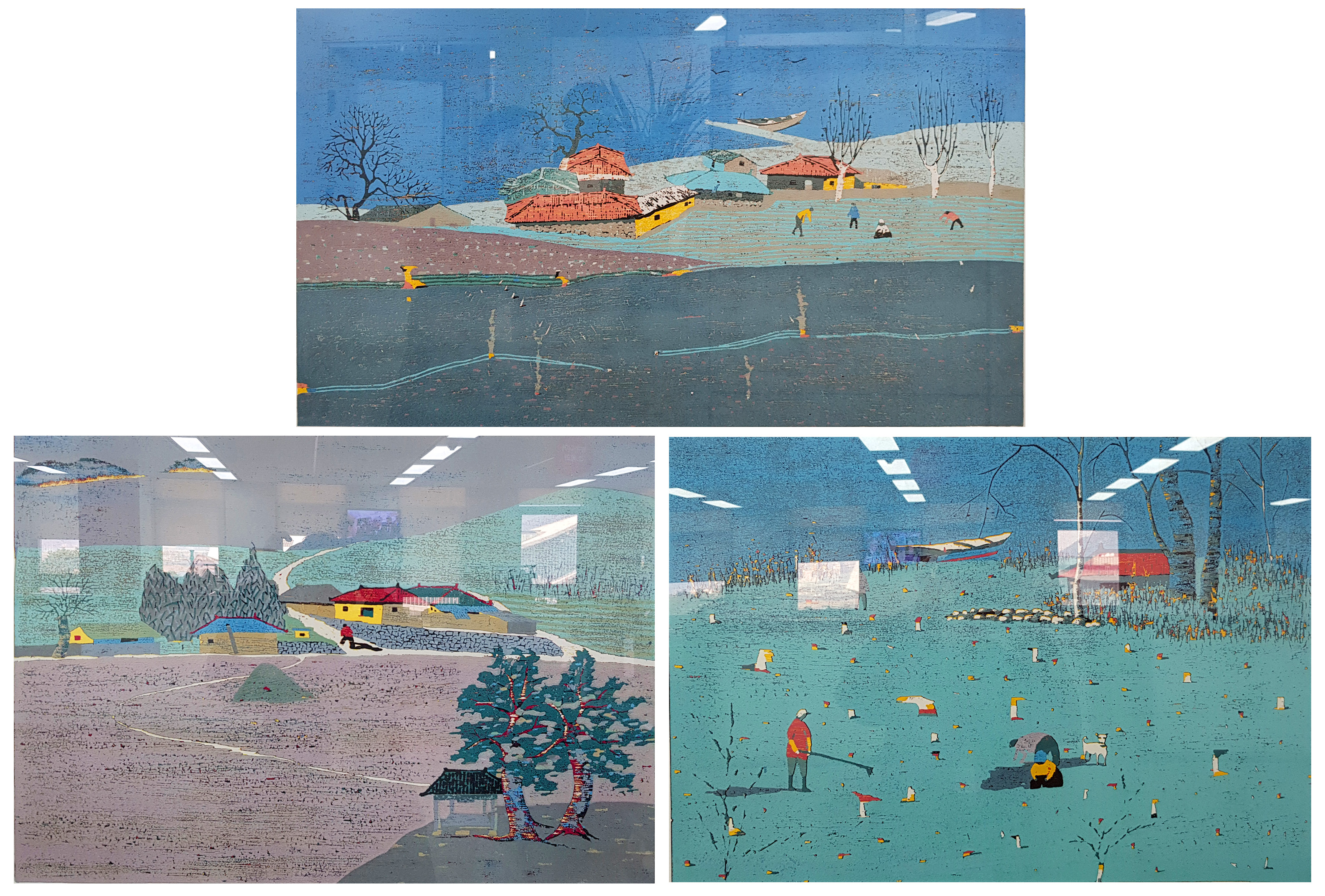 한가로운마을-해풍 1, 2, 3