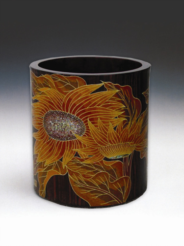 해바라기 꽂이통