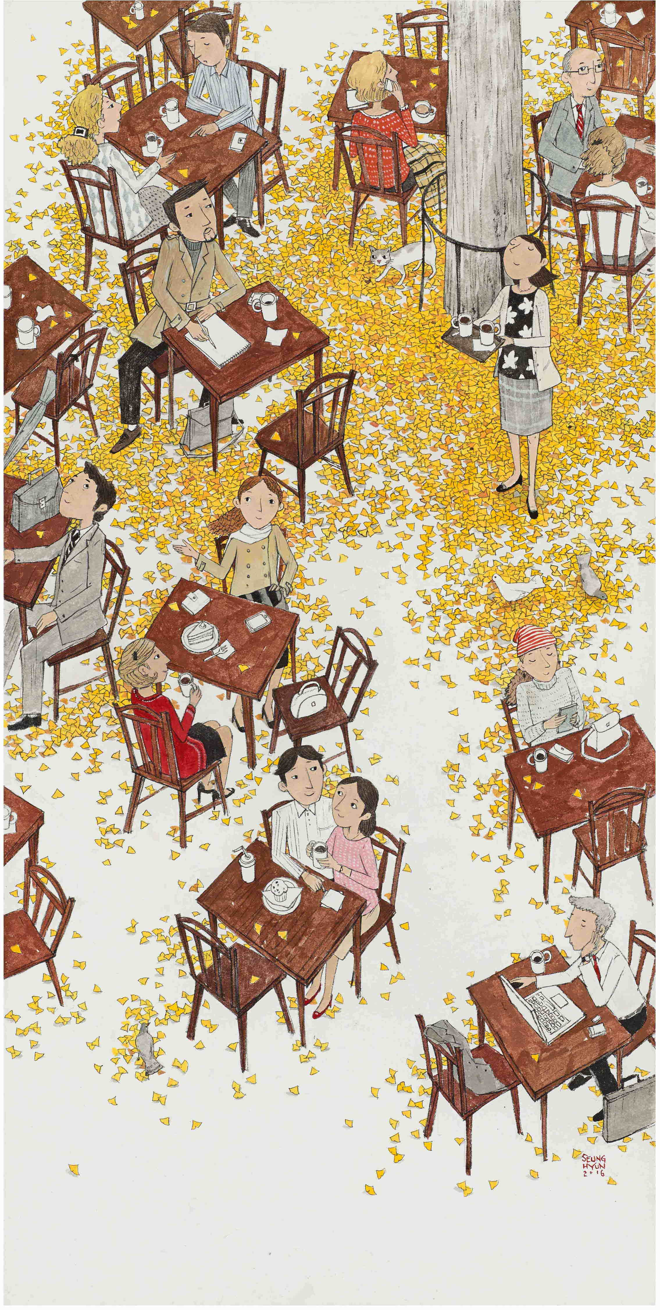 노란곳에 머물다