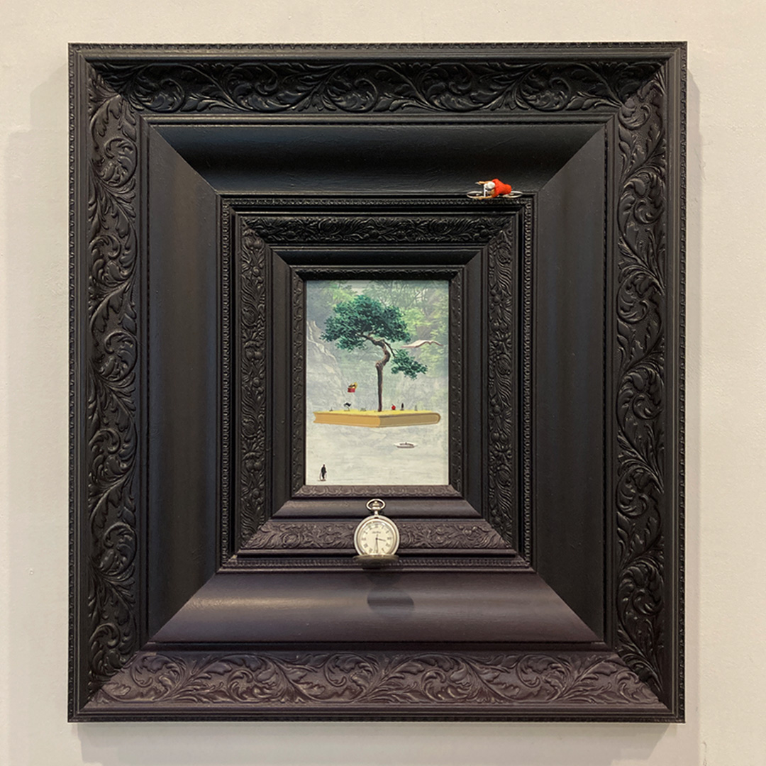 Painting in the  painting