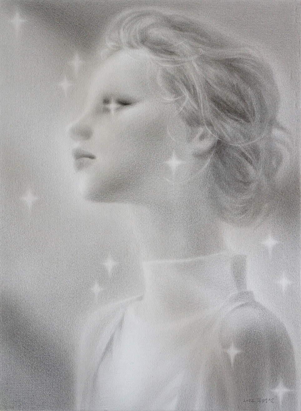 달이 떴다고 전화를 주시다니요