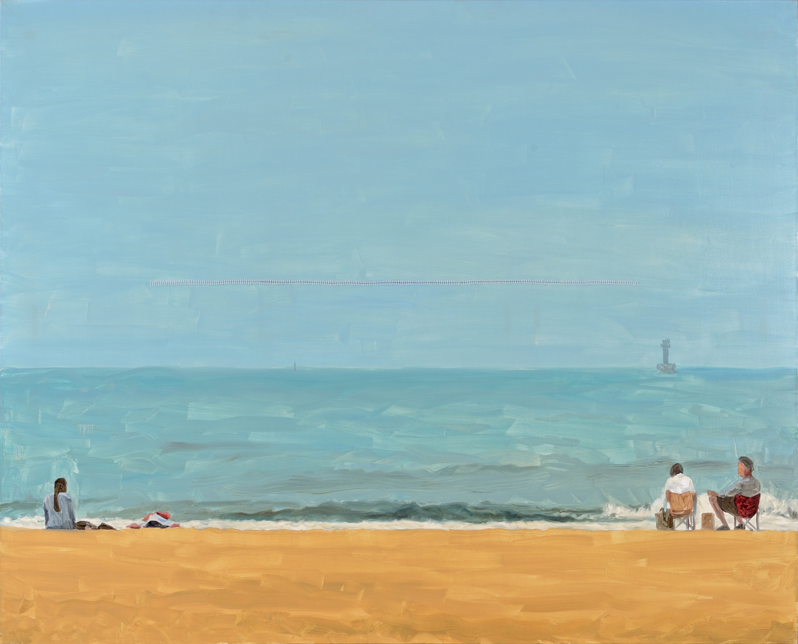 무창포 해수욕장에서 바라본 풍경