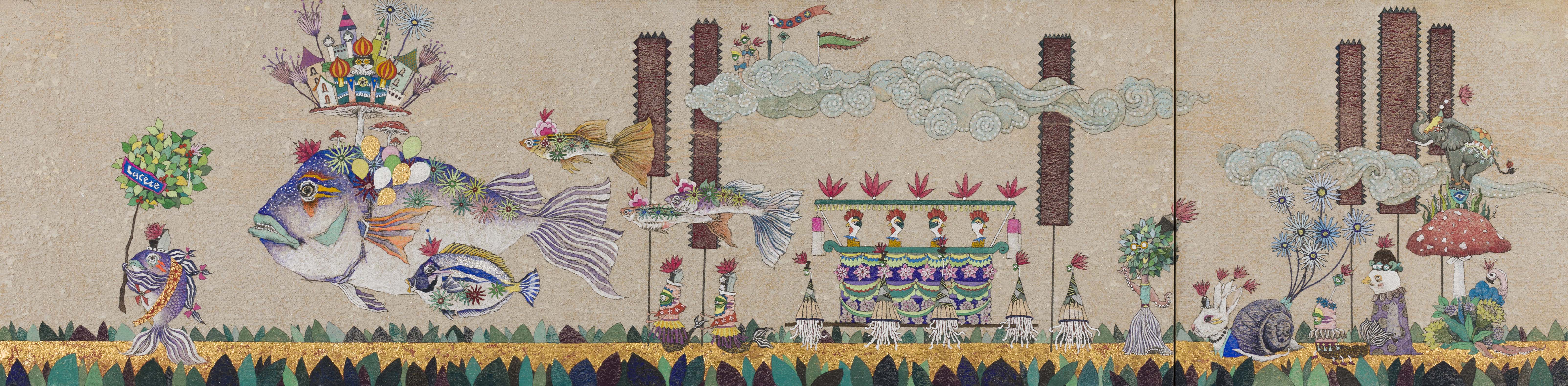 꽃길따라 두둥실