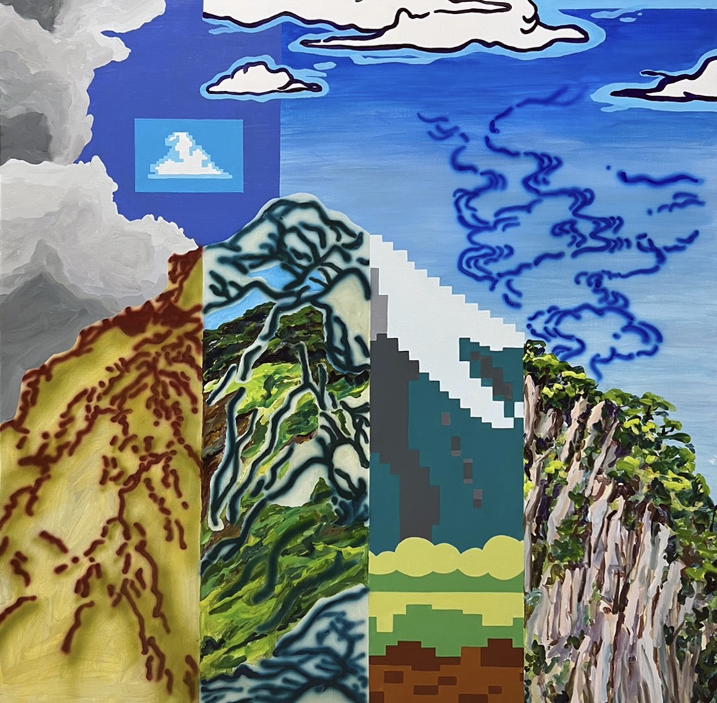 이어진산수#2(캡쳐패치픽쳐)