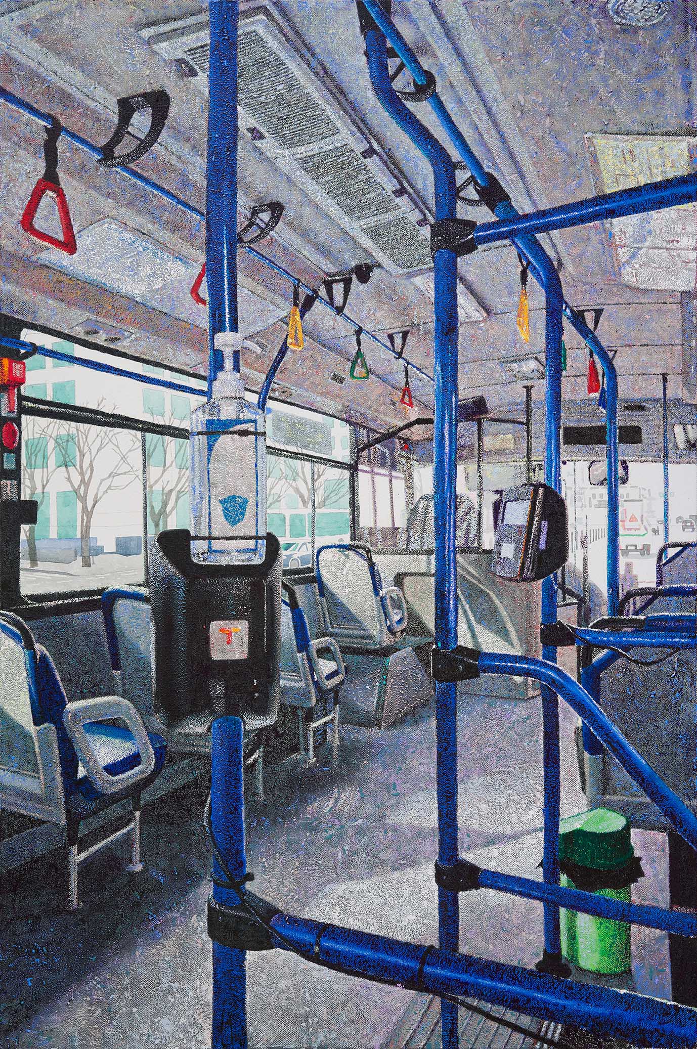 시내버스의 내부